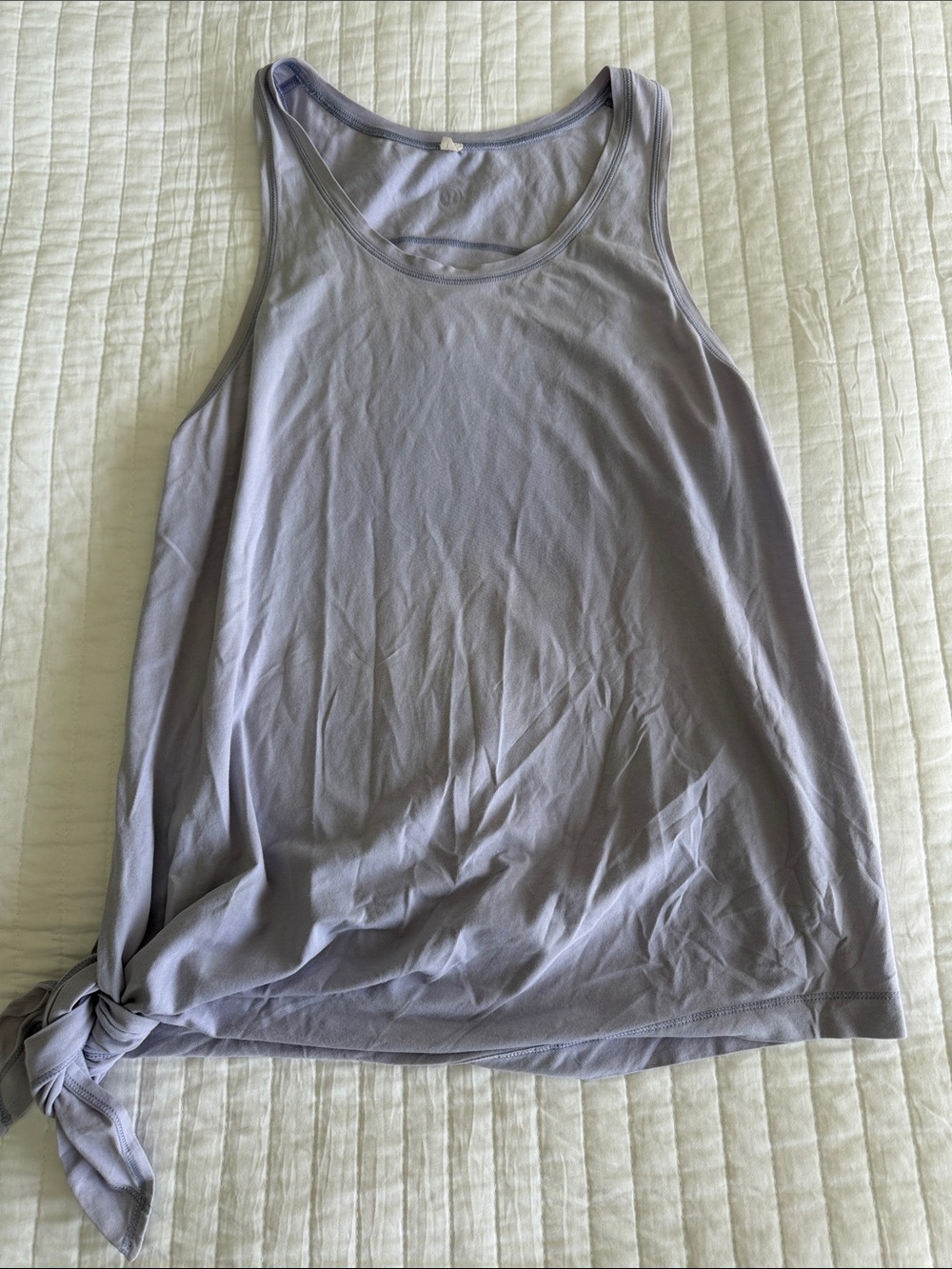 Lululemon Sleeveless Tie On Side Relaxed Tank Top - Lavender